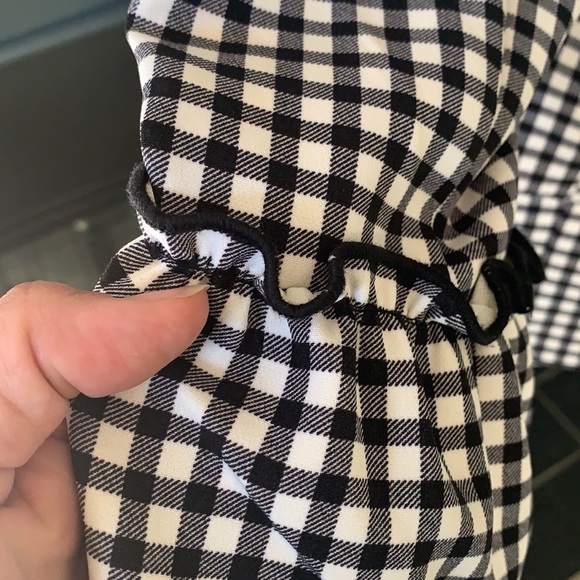 Blazer jacket Gingham open front size S - Picture 5 of 6